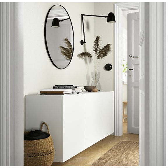 ATLANTA, Kệ tủ đơn treo tường STO_047, 60x42x64cm, kệ gỗ tủ gỗ Scandi Home