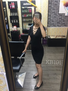 Váy Body Đan Dây Cổ (Kèm ảnh thật) - VN07