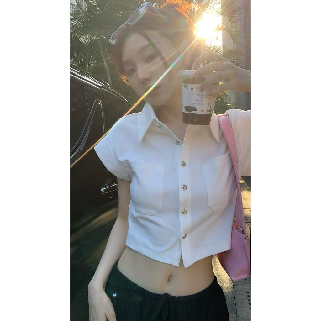 Áo Thun polo Ngắn Tay Cài Nút Thời Trang Sành Điệu 53692