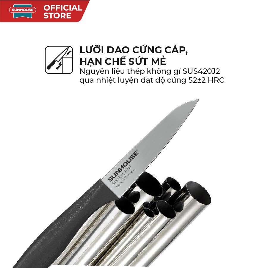 Dao Gọt Hoa Quả SUNHOUSE KS-KN100PS Dài 20.5 cm- MASAMOTO VIỆT NAM