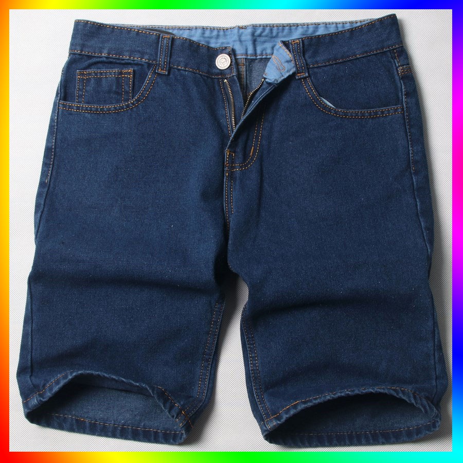 Quần short jean nam xanh đậm MT392 Shop Minh Thư