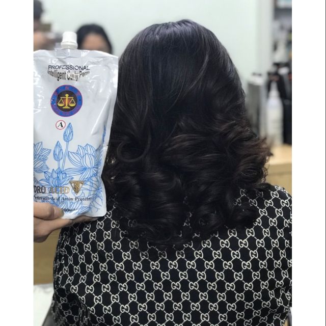 Thuốc uốn tóc hydro acid.( uốn không quan tâm mềm hóa)