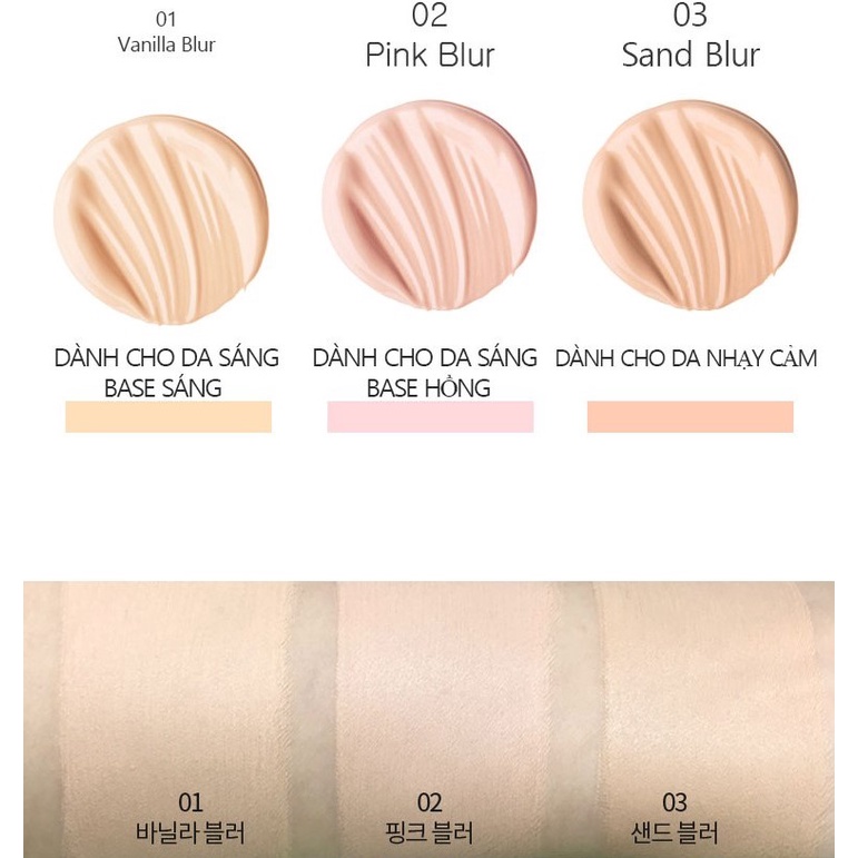 Phấn Nước Che Khuyết Điểm Holika Holika Holi Pop Blur Lasting Cushion Mỏng Nhẹ Trong Suốt SPF50+ PA+++ 13g