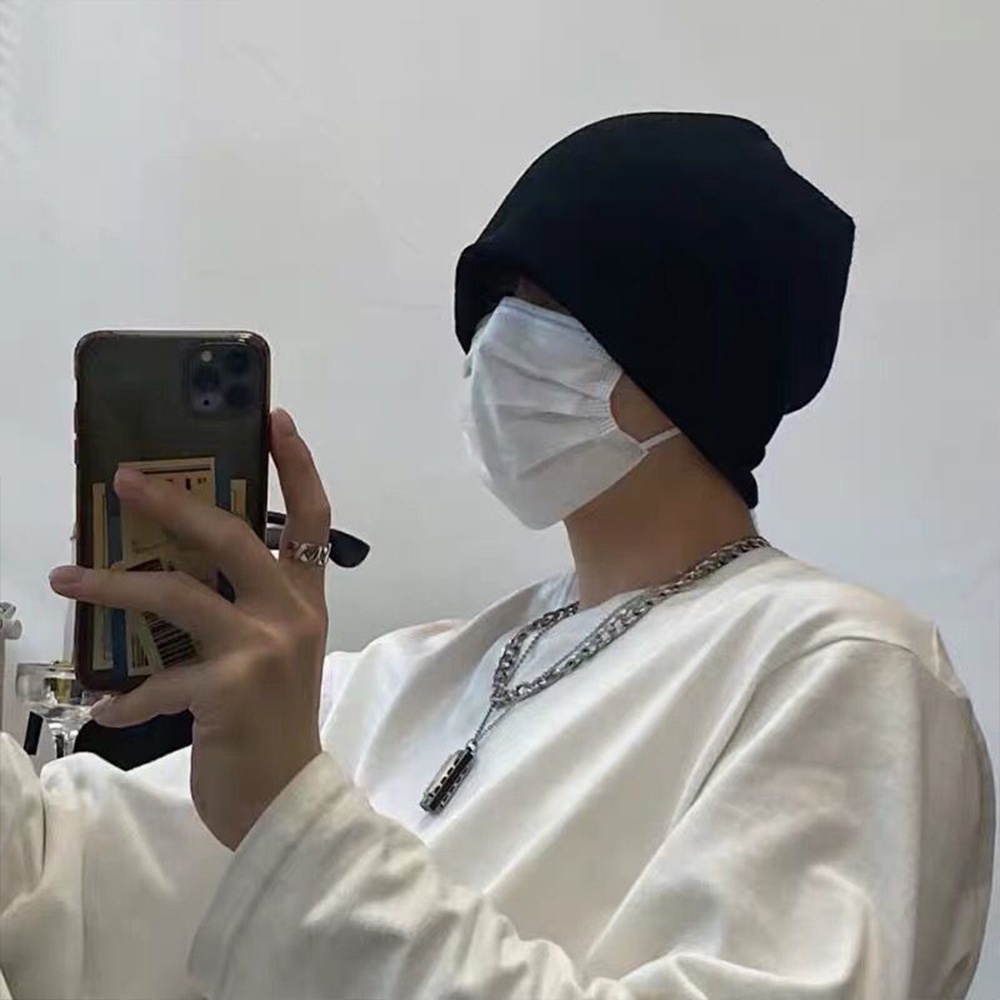 Mũ Len Trùm Đầu Phong Cách Năng Động Cá Tính Cho Nam Nữ Chống Lạnh Giữ Ấm Mùa Đông M6