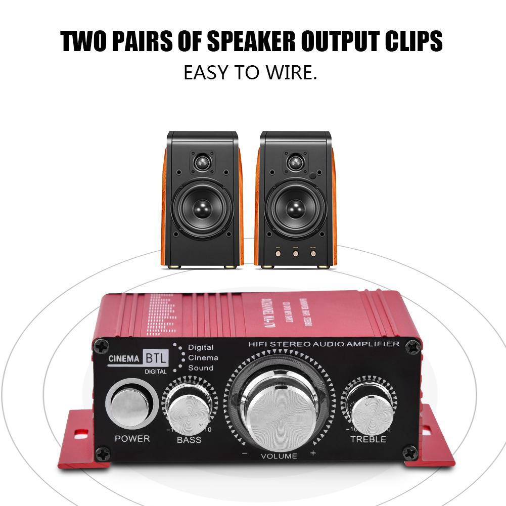 Âm li mini 12V 2 kênh HiFi chuyên dụng