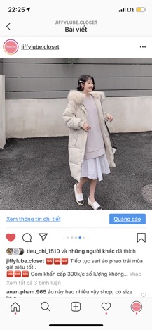 [ORDER] Áo khoác phao dáng dài