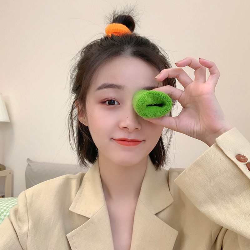 Dây buộc tóc màu kẹo đơn giản phong cách Hàn Quốc dễ thương chất lượng cao không đau cho bé gái