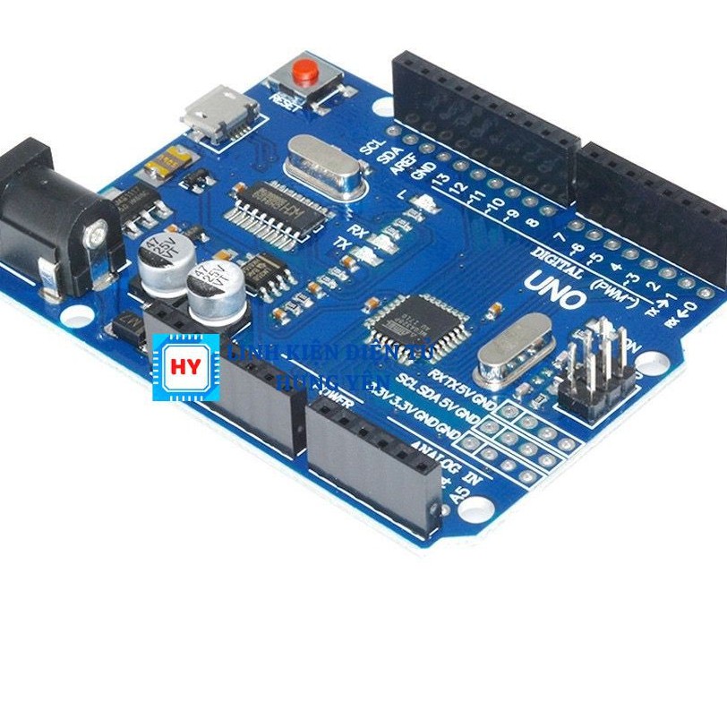 Arduino UNO R3 Micro USB ATMEGA328P-16AU CH340G Phiên bản mới nhất