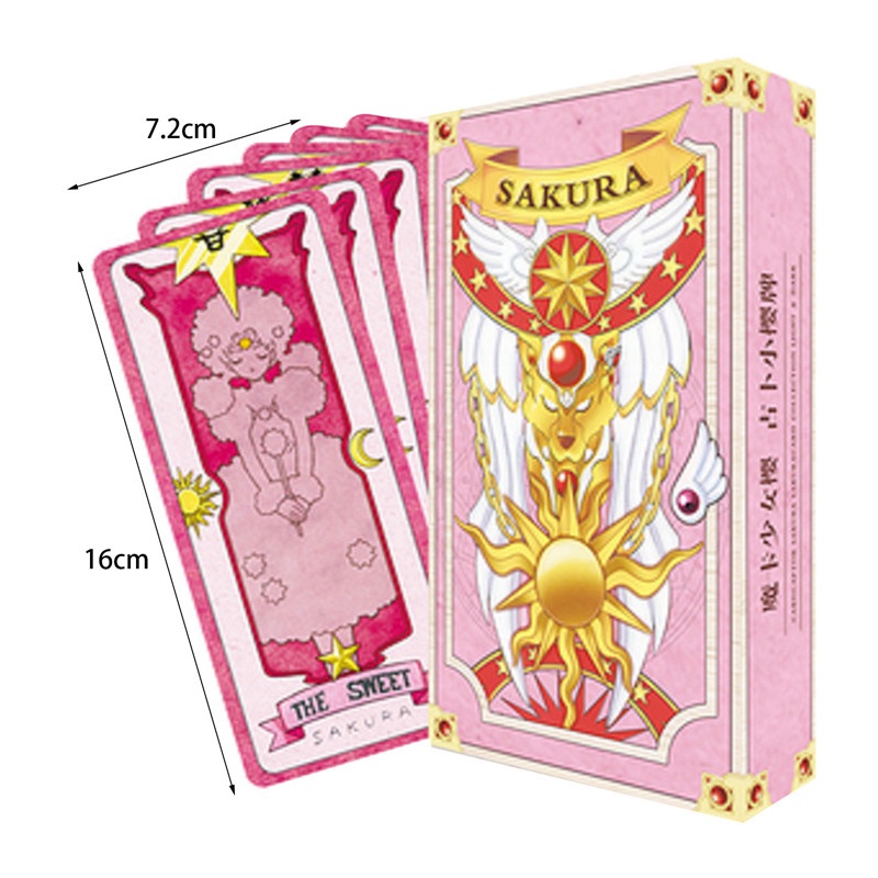 Set 56 Thẻ Bài Tarot+Extra 3 TCG Cardcaptor Sakura