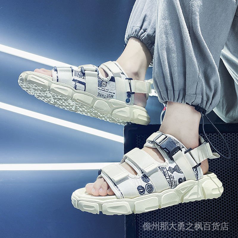 Dép Sandal Mùa Hè Thoáng Khí Phong Cách Hàn Quốc Cho Nam