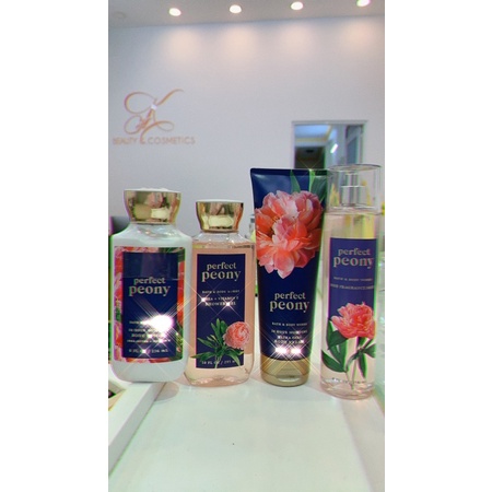 [AUTH-BILL HÃNG] Xịt Thơm Toàn Thân, Dưỡng Thể Body Cream Bath &amp; Body Works - PERFECT PEONY