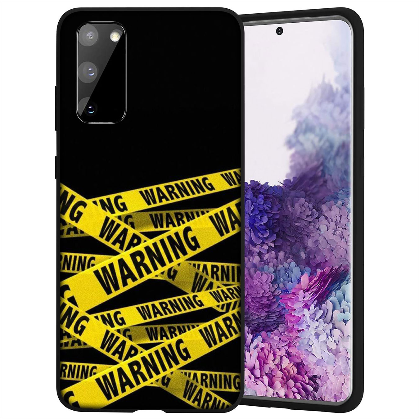 Samsung Galaxy A9 A8 A7 A6 Plus J8 2018 + A21S A70 M20 A6+ A8+ 6Plus Casing Soft Silicone black and Off White Phone Case