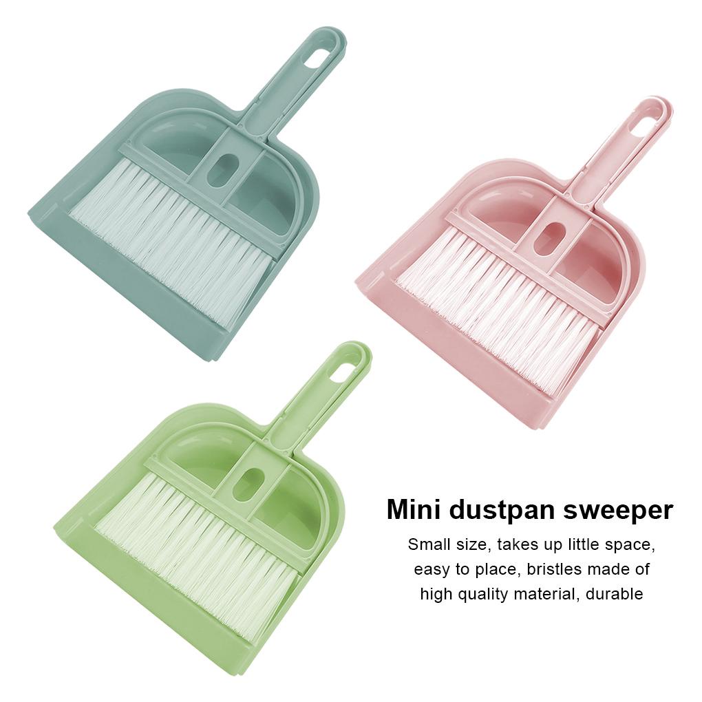 Bộ Chổi Và Ky Hốt Rác Mini Có Thể Tái Sử Dụng Tiện Lợi