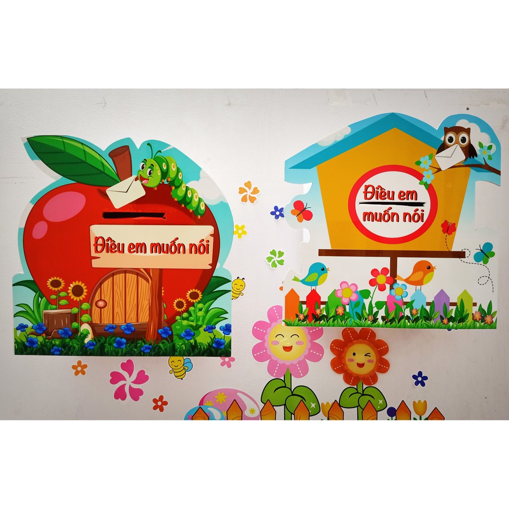 Hộp Thư Điều Em Muốn, mẫu ngẫu nhiên, trang trí lớp
