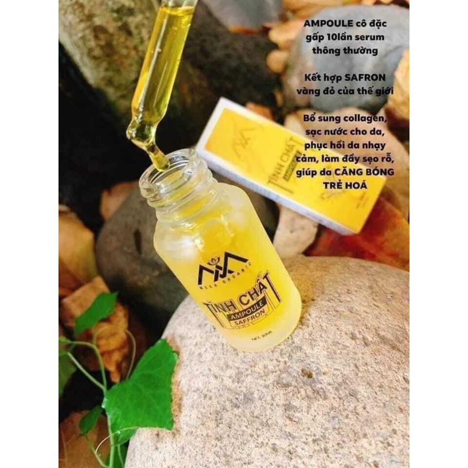 [Chính hãng] Tinh chất dưỡng da dna Cá Hồi Ampoule Saffron - MeeA Organic