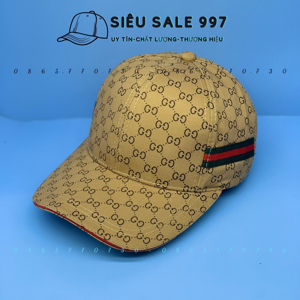 NÓN LƯỠI TRAI G-C NẸP 4 MÀU VẢI DÀY THỜI TRANG NAM NỮ CÁ TÍNH