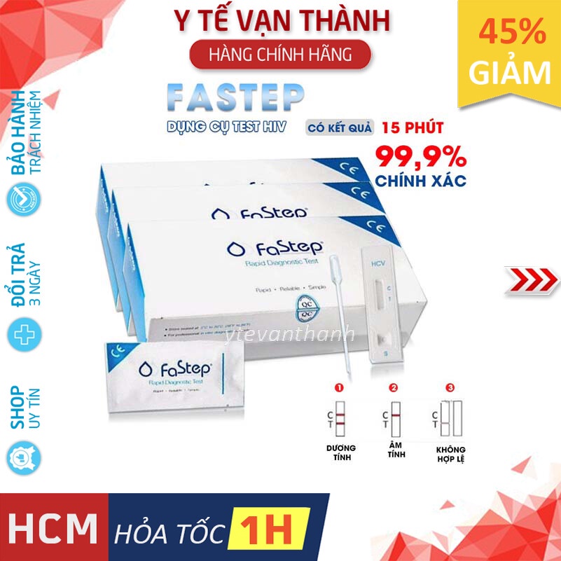 ✅ [CHE TÊN SẢN PHẨM] Que Test HIV Tại Nhà- FASTEP, từ MỸ dễ làm, chính xác đến 99,99% -VT0756