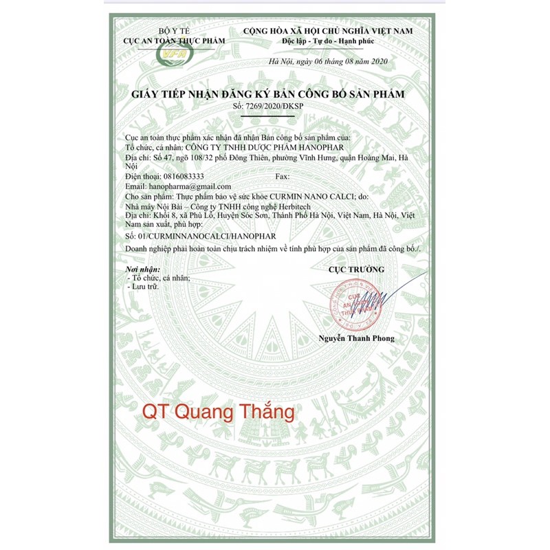 NANO CALCI CURMIN  - PHÁT TRIỂN CHIỀU CAO, GIẢM CÒI XƯƠNG, LOÃNG XƯƠNG