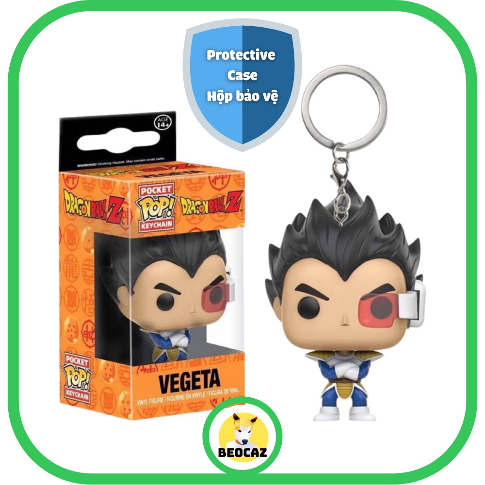 [Ship Hỏa Tốc][Full Box] [Tặng Hộp Bảo Vệ] Móc khoá Funko dễ thương nhân vật Vegeta bền màu Dragon Ball 7 viên ngọc rồng