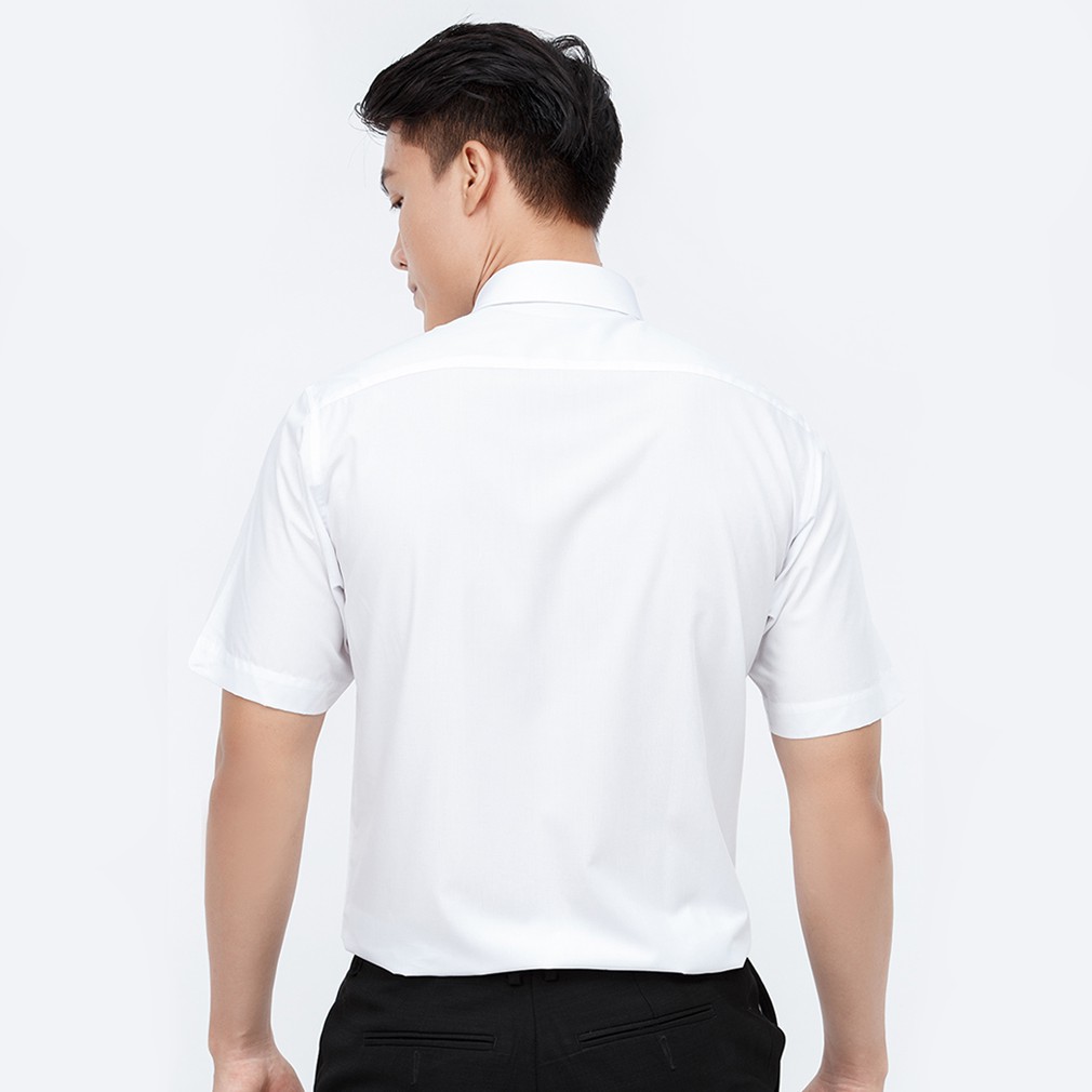 Áo sơ mi trắng ngắn tay NOVELTY 200416N | BigBuy360 - bigbuy360.vn