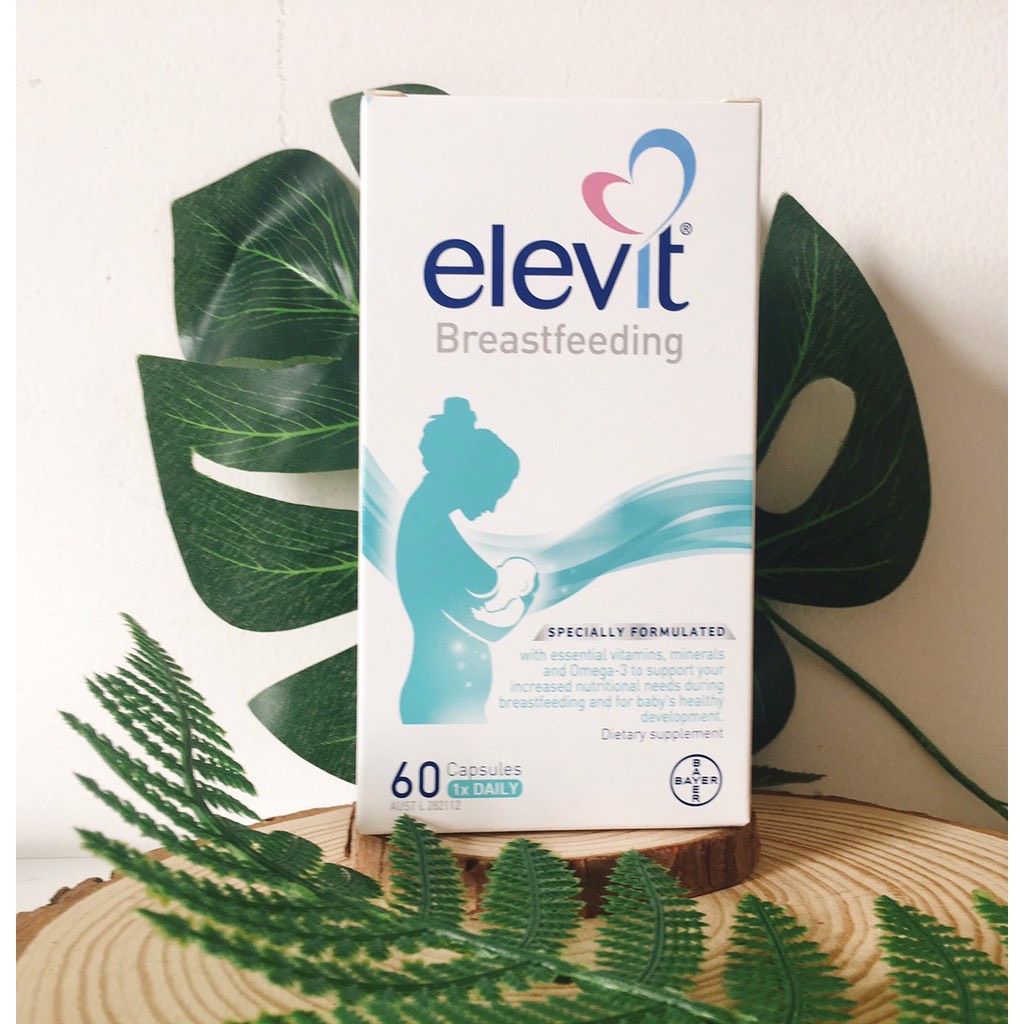 Vitamin tổng hợp Elevit bú sau sinh mẫu mới 60 viên