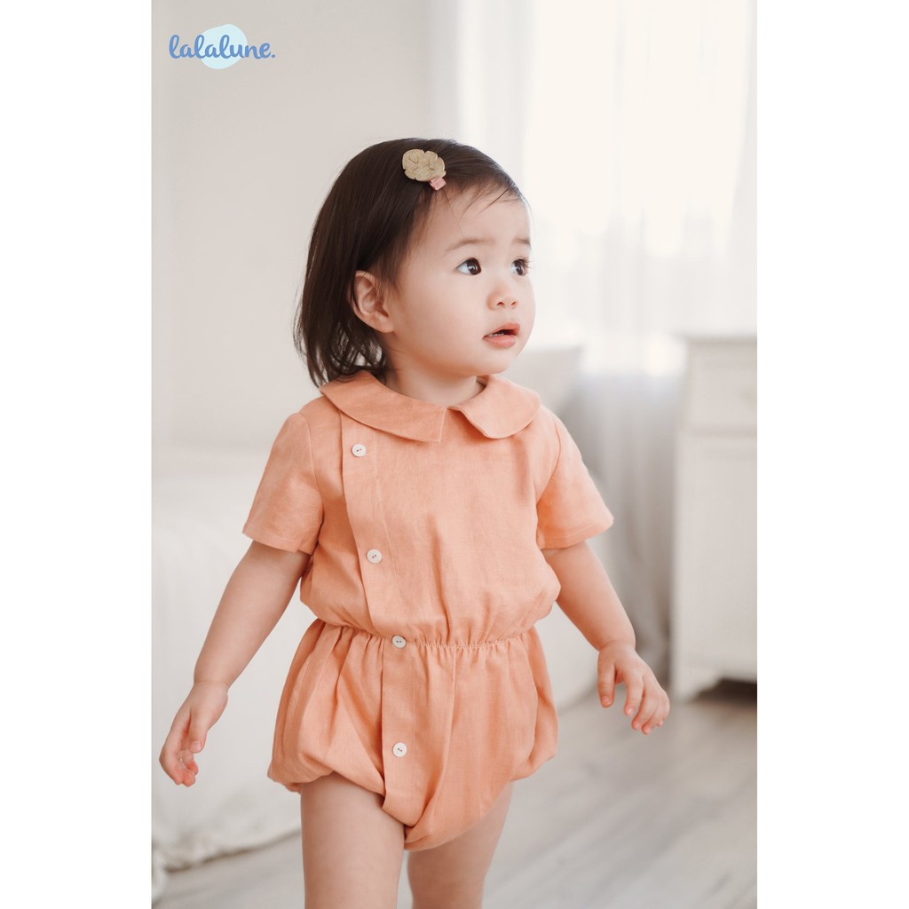 Bodysuit màu cam lalalune cho bé gái 6-18m