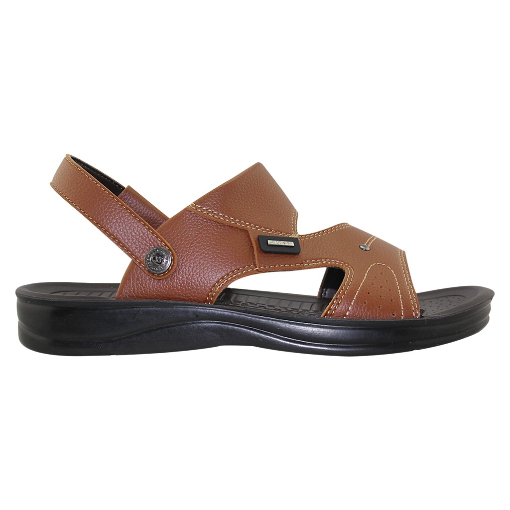 Sandal nam Bita's SUM.79 (Đen + Vàng bò)