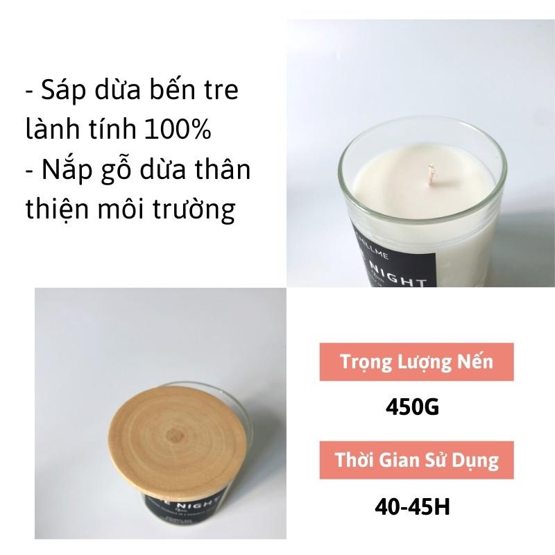 Nến thơm sáp dừa chillme mùi hương tự nhiên giúp thư giãn, khử mùi phòng, trang trí decor