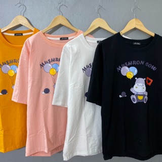 [ HÌNH THẬT ] Áo thun tay lỡ HÀ MÃ CUTE Unisex