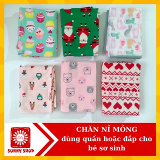 (được chọn mẫu) Chăn Mền Nỉ Mỏng, Siêu Mịn Siêu Nhẹ Cho Bé Sơ Sinh