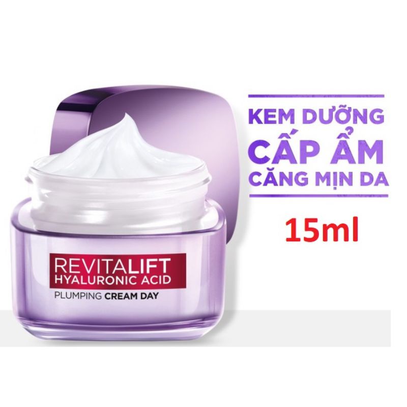 Kem dưỡng siêu cấp ẩm căng mịn da L'oreal Paris Revitalift 15ml - Kem dưỡng da cấp ẩm Loreal