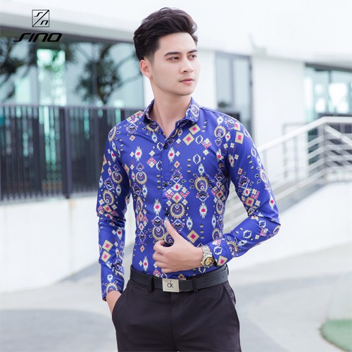 Áo Sơ Mi Nam FLASHBACKS Dài Tay -  SM00008 Dài Tay Cổ Bẻ - Thời Thượng - Hàng Xuất Khẩu Cao Cấp - Phong Cách Hàn Quốc | BigBuy360 - bigbuy360.vn