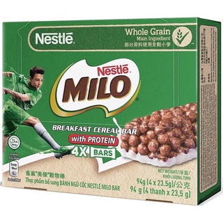 Combo hộp 4 thanh ngũ cốc nestle milo thanh 23.5g