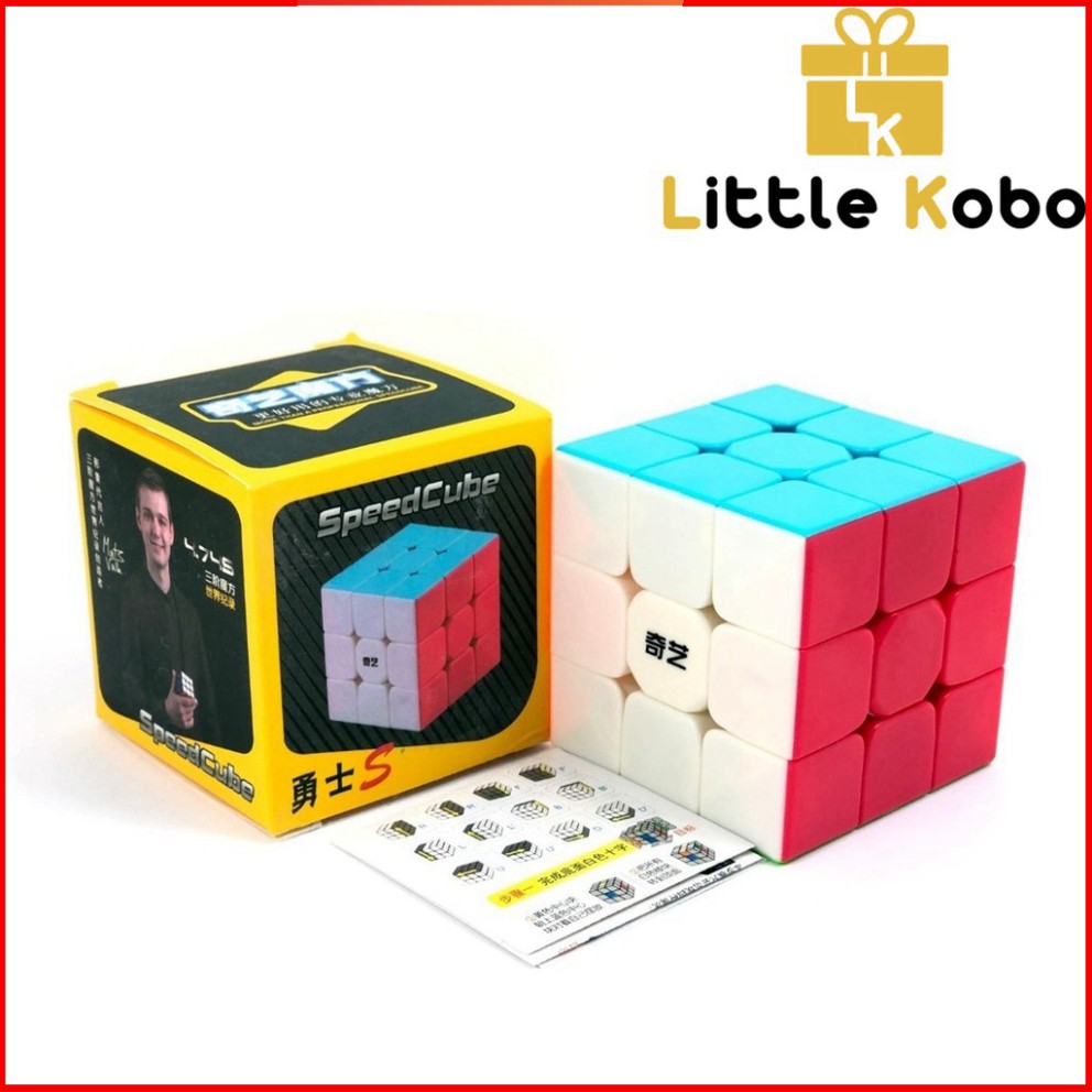Rubik 3x3 QiYi Warrior S Stickerless Rubic 3 Tầng Không Viền [Hoàn Xu]