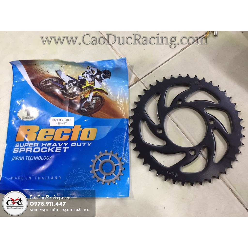 Đĩa Exciter 135 Recto thái lan