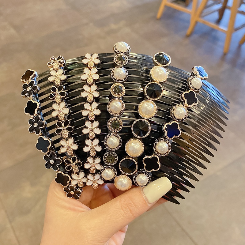 Lược cài tóc đính ngọc trai thời trang Hàn Quốc cho nữ