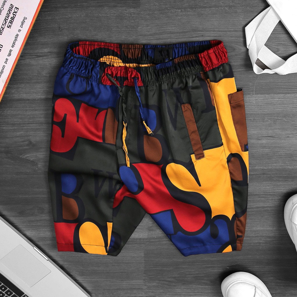 Bộ quần áo nam mùa hè chất lụa cotton co giãn - Mẫu hoạ tiết đi biển cực chất | BigBuy360 - bigbuy360.vn