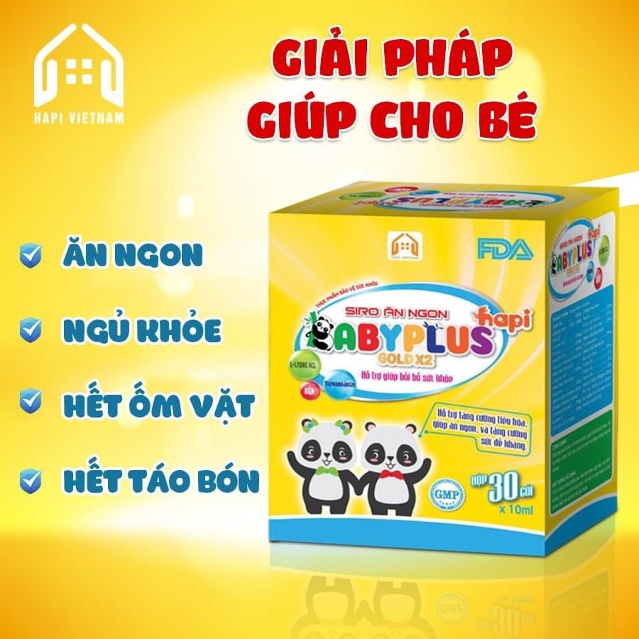 BABYPLUS_Siro ăn ngon Baby plus chính hãng 30 gói x 10ml