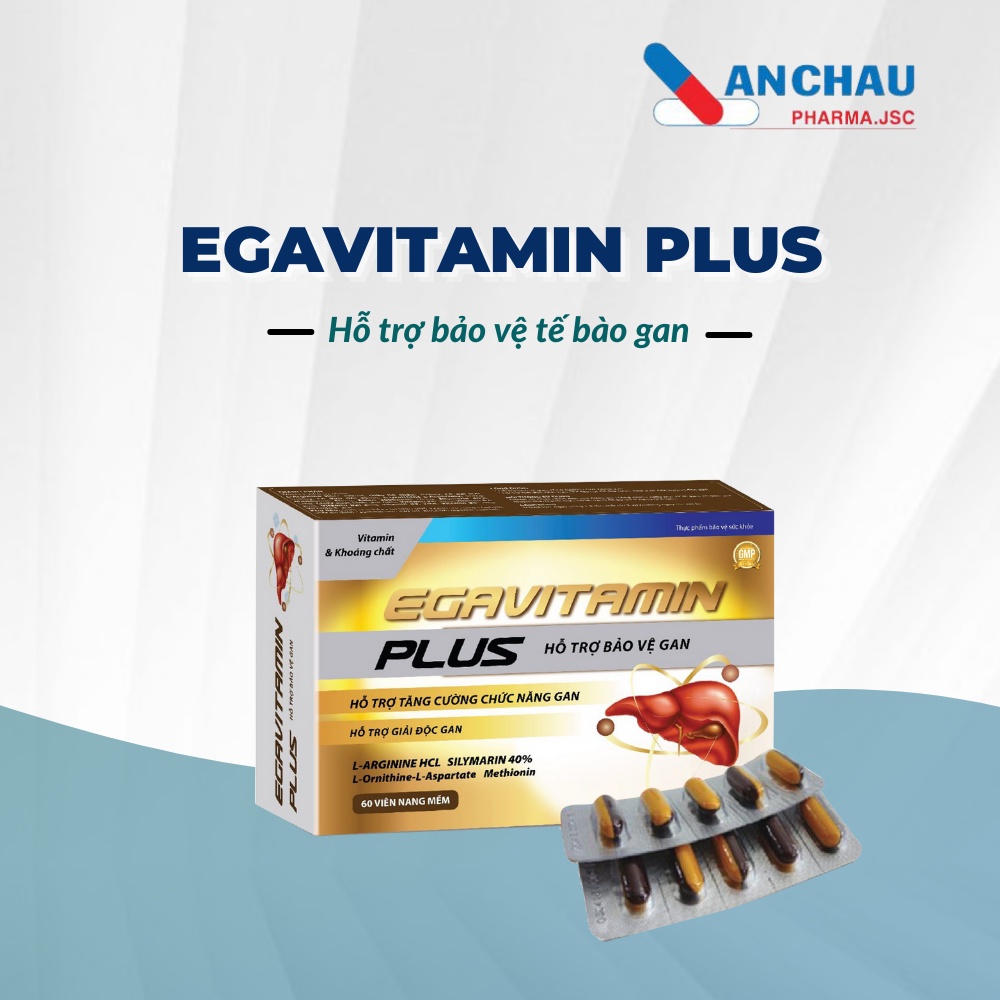 Viên uống Egavitamin Plus giúp thanh nhiệt, giải độc, mát gan, tăng cường chức năng gan