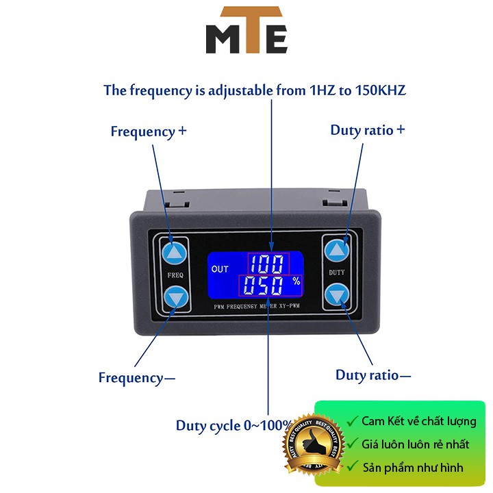 Mạch tạo xung vuông XY-PWM 1Hz-150Khz