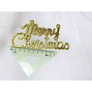 Chữ Merry Christmas trang trí Giangs sinh, trang trí cây thông noel