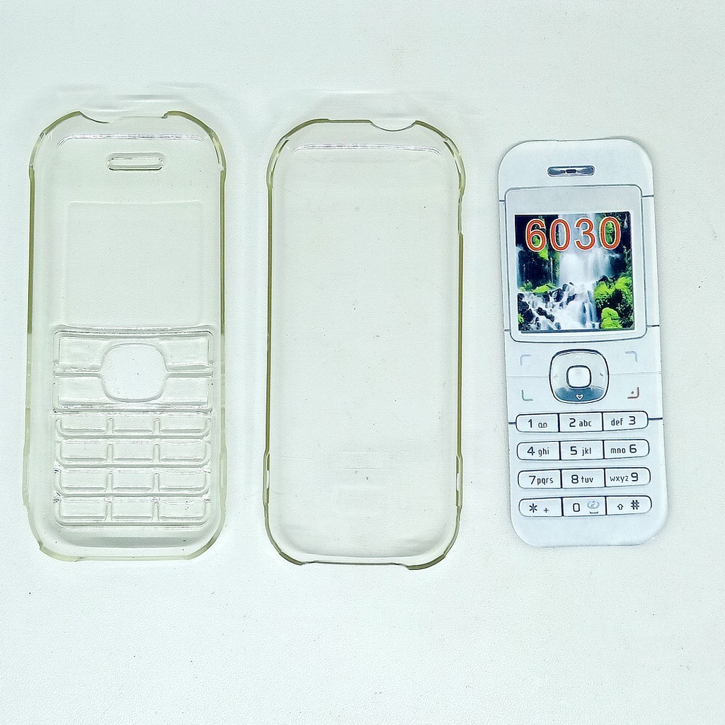 Ốp điện thoại cứng trong suốt cho Nokia 6030