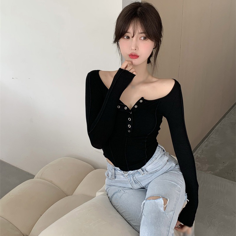 Áo thun lụa màu sắc trơn dáng ôm trẻ trung quyến rũ dành cho nữ