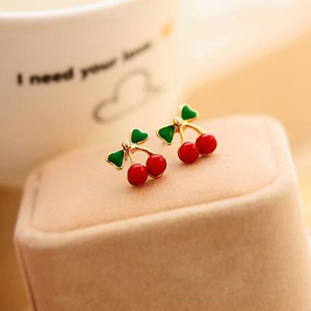 Khuyên tai hình quả cherry