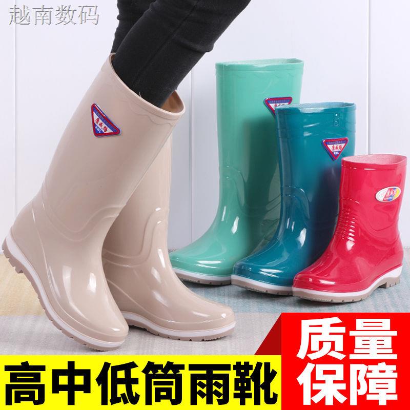 Ủng cổ thấp cao su dày dặn đi mưa chống thấm nước chống trượt và mài mòn tiện lợi | BigBuy360 - bigbuy360.vn