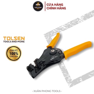 Kìm tuốt dây điện tự động tolsen 38049 | xuân phong tools