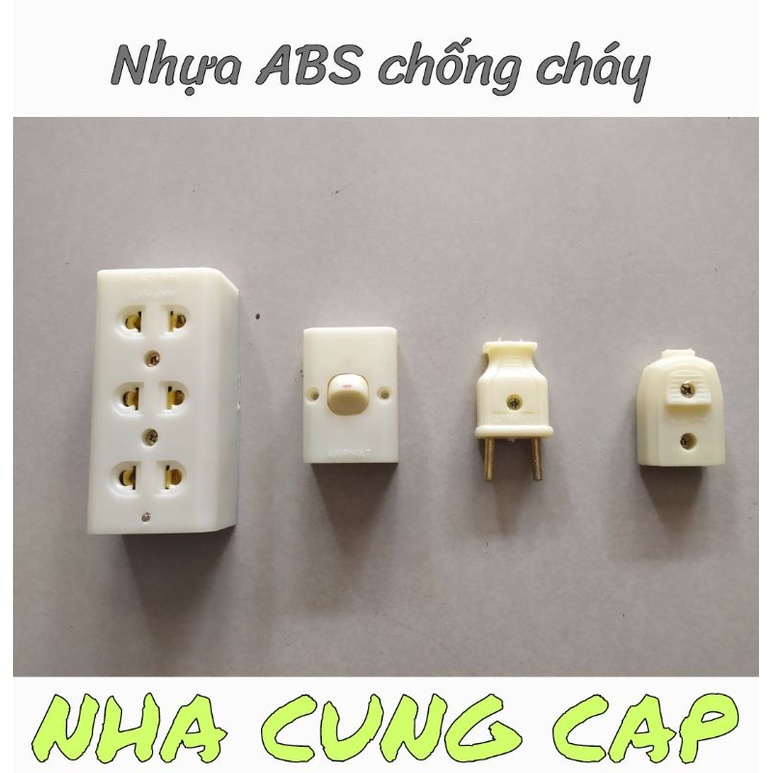 PÍC CẮM Ổ ĐIỆN NHỰA ABS CHỐNG CHÁY