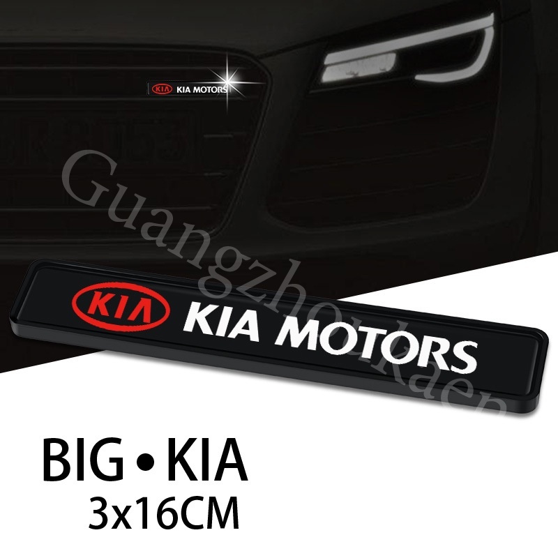 KIA Logo Đèn LED Trang Trí Mui Xe Hơi  Chất Lượng Cao Morning Seltos Carnival Sonet K3 Soluto Sorento Sedona Cerato Rondo K5 Optima