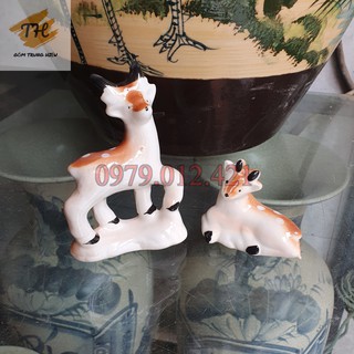 Tượng tiểu cảnh mini gốm Bát Tràng