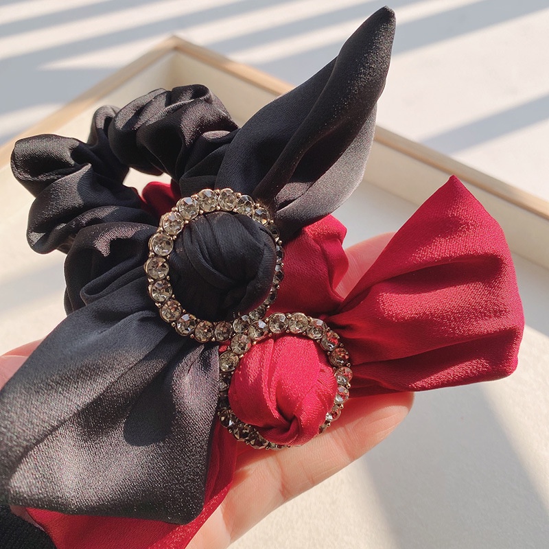 Dây cột tóc nơ SD604 màu dễ thương, cute, xinh đẹp phong cách Hàn Quốc làm phụ kiện tóc thời trang cho nữ